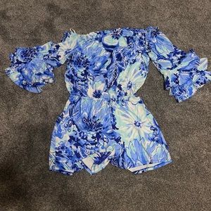 Off the shoulder Lilly Pulitzer romper